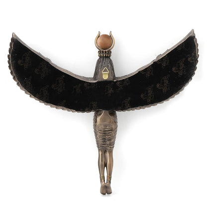 Large Egyptian Angel Model With Open Wings-Height-10 Inches