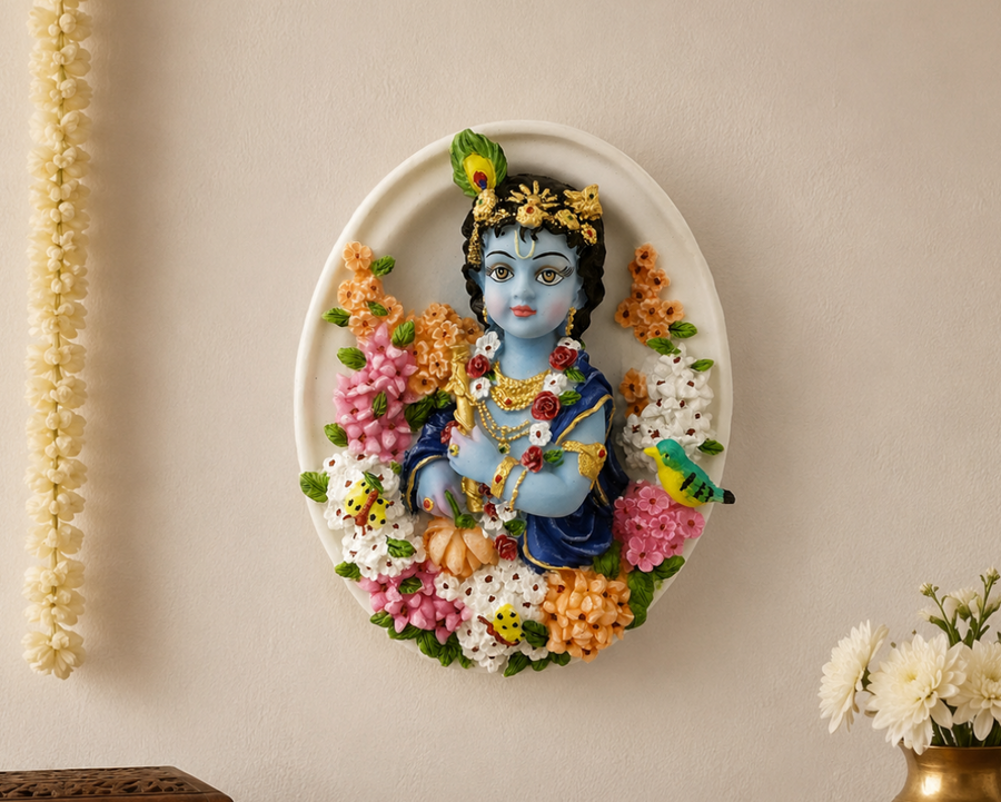 Wall hanging and paintings