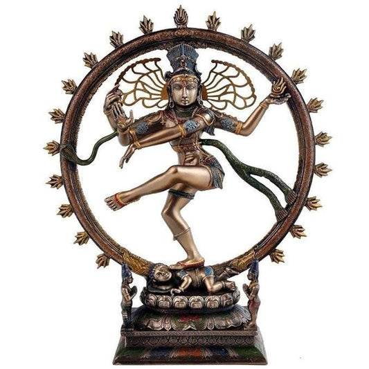 New Large Dancing Shiv Natraj-Antique Finish-for Home Decoration-Height-10 Inches