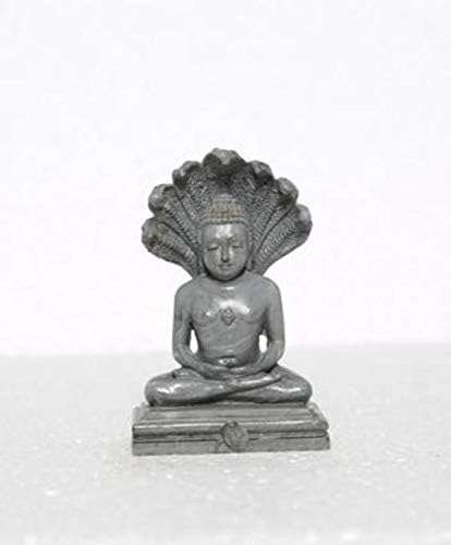 New Regular Parasvanath Swami Murti-Black,Height-4 Inches,God Idols/Statue/Figuirnes,Material-Polyresin & Marble,Made in India