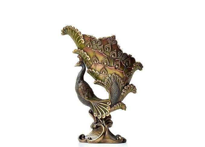 Peacock Bowl/Vase for Home-Antique Finish-Tableware Décor-Elegant Look-Showpiece for Home Décor