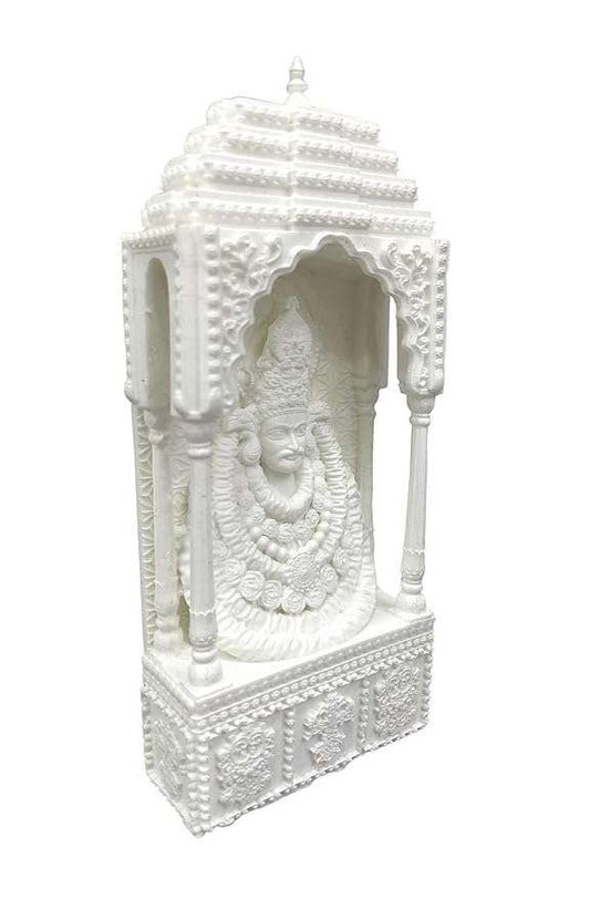 Medium Khatu Shaym Ji Idol-Marble White-Idol-Height-5 Inches-Khatu Shyam Murti