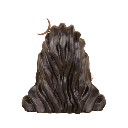 New Large Adiyogi Idol-Height-5 Inches-Black Colour-Shiva Idol-Resin
