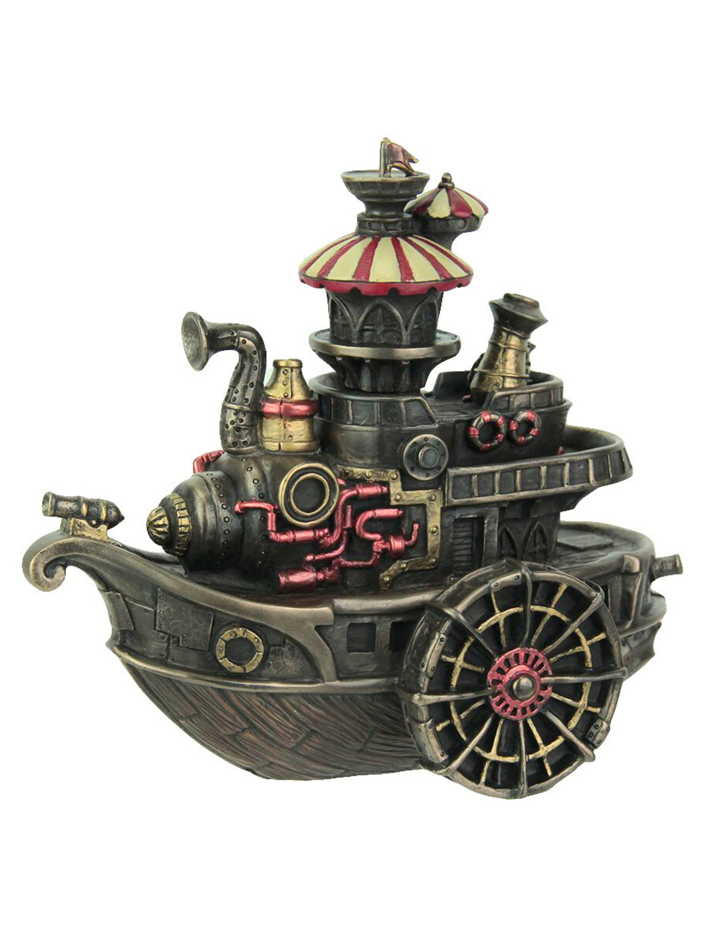 New Steampunk Style Warrior Ship Front-Showpiece For D�cor-Height-6 Inches-Resin