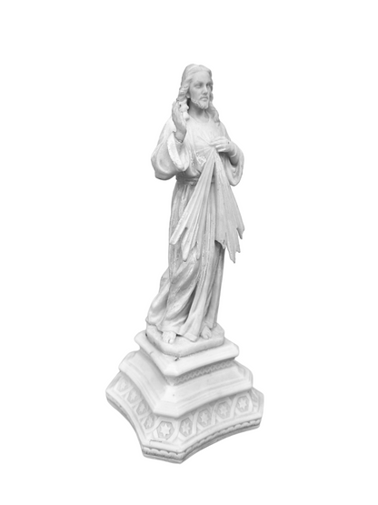 Jesus Christ Open Rays Posture On Base Gift for Christmas Home Decoration-Height-10 Inches-Resin-Antique Finish