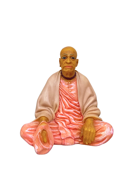 Srila Parbhuapada Ji Diety-Height-5 Inches-Multicoloured-Iskcon Temple Guruji-Bhaktivedanta-Multicolored-Resin