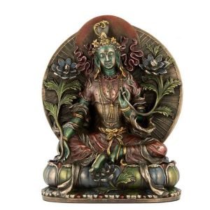 SrI Krishna CULTURE-Big Beautiful Tara Devi Arch On Base Showpiece for Home Decoration-Height-8 Inches-Antique-Resin