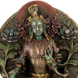 SrI Krishna CULTURE-Big Beautiful Tara Devi Arch On Base Showpiece for Home Decoration-Height-8 Inches-Antique-Resin