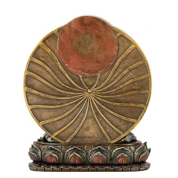 Sri Krishna Culture-Big Beautiful Tara Devi Arch On Base for Home Decoration-Height-10 Inches-Antique-Resin - Image 4