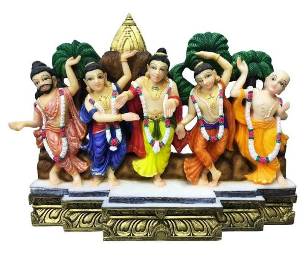 New Large Pancha Tattva Murti/Idol/Statue,Height-12 Inches,Material-Polyresin & Marble,Made in India