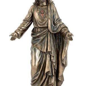 SrI Krishna CULTURE- Jesus Christ with Open Hands Blessing Posture Showpiece Gift Christmas-Height-8 Inches