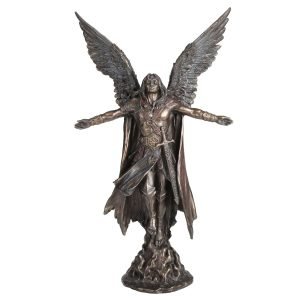 Sri Krishna Culture Ascending Angel Statue Sculpture-Height-11 Inches-Resin-Cold Cast Bronze