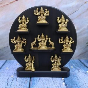 SrI Krishna CULTURE-Brass Laxmi Ashta Avatar Eight Incarnations of Laxmi-Height-15 Inches