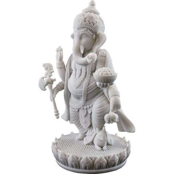 Sri Krishna Culture Laxmi and Ganesh (Standing Position) Set for Home and Gift-Height 8 Inches-Multicoloured - Image 2